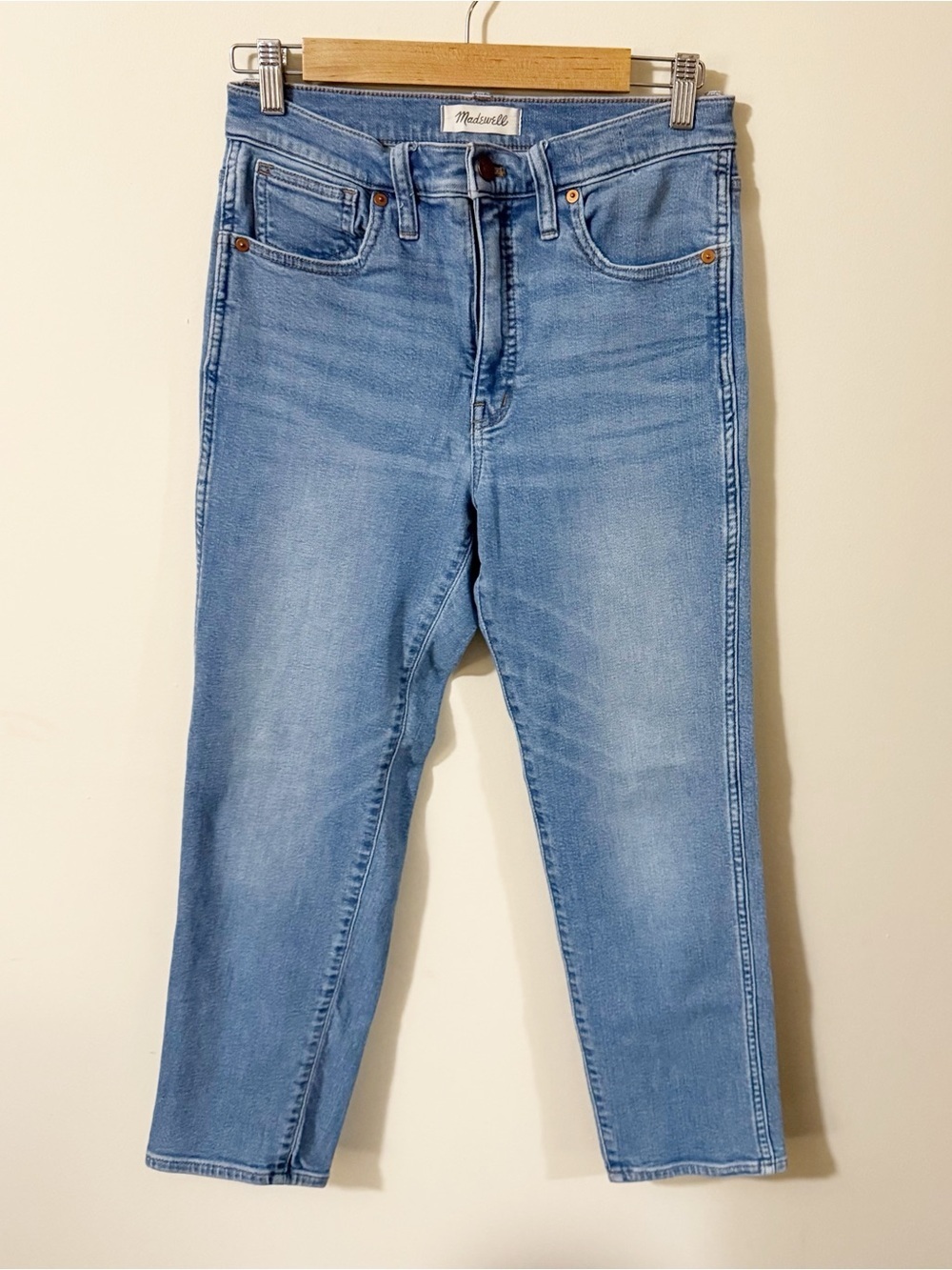 Madewell Blue Stovepipe Womens Jeans Size 27